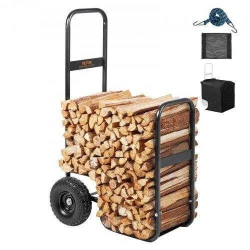 VEVOR Malkų vežimėlis 113.4kg talpos