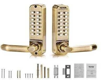 VEVOR Mechaninė raktinė spyna be rakto