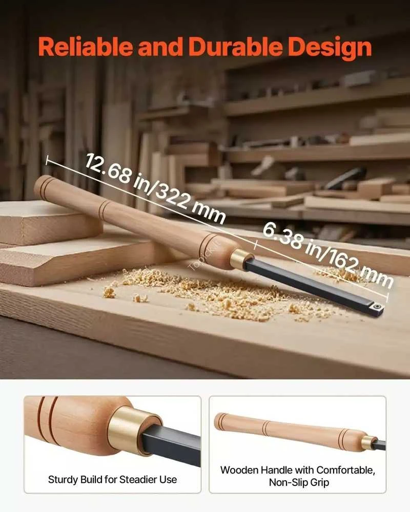 VEVOR Medžio tekinimo kaltų rinkinys 4 vnt.