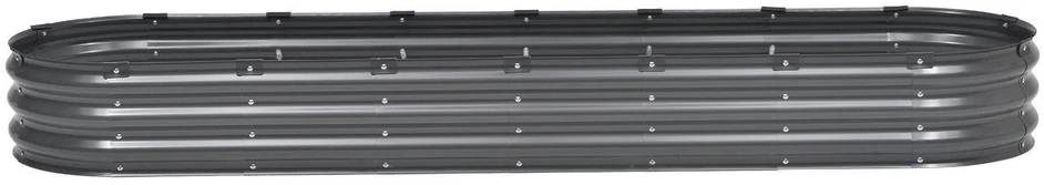 VEVOR Metalinė daržovių lysvė 239x60x27cm tamsiai pilka