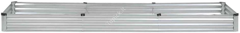 Vevor Metalinė daržovių lysvė 3605x1205x285mm sidabrinė