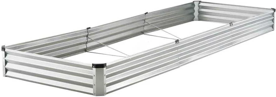 Vevor Metalinė daržovių lysvė 3605x1205x285mm sidabrinė