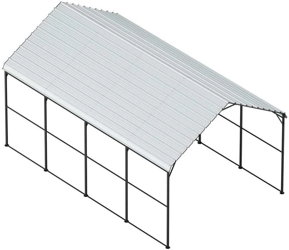 VEVOR Metalinė automobilių pastogė 3,6 x 6 m