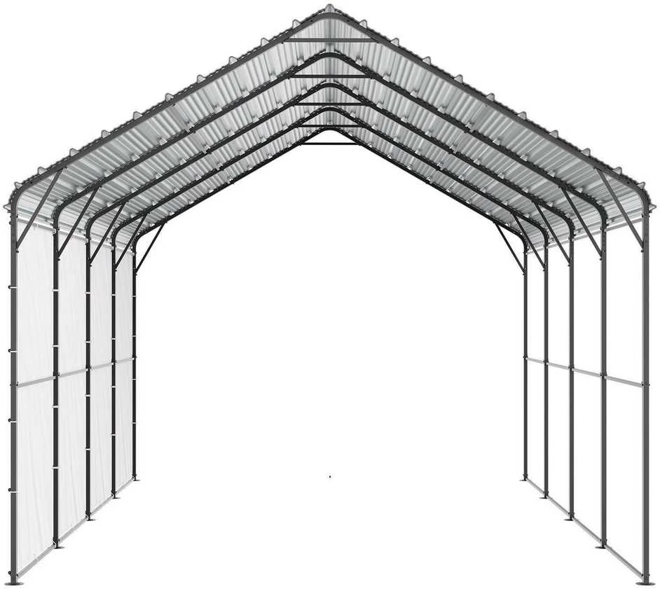 VEVOR Metalinė automobilių pastogė 3,6 x 6 m