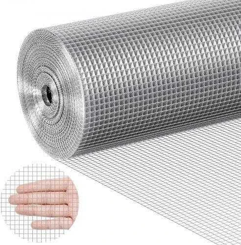 VEVOR Metalinė viela 6.35 mm tinklelio 36cm x 30.48m