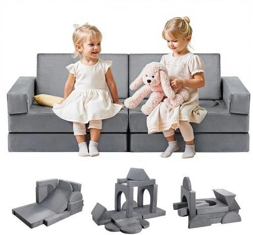 VEVOR Vaikiška modulinė sofa su atlošais