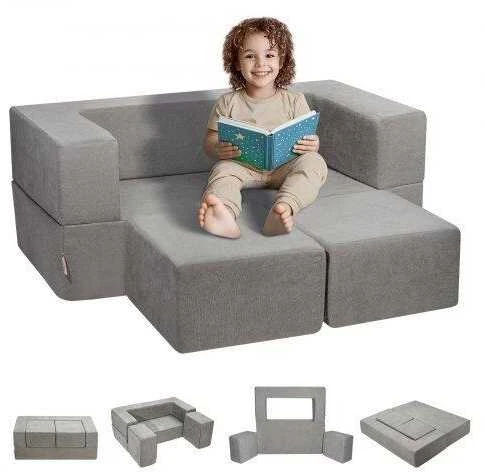 VEVOR Vaikiška modulinė žaidimų sofa, 4 dalių