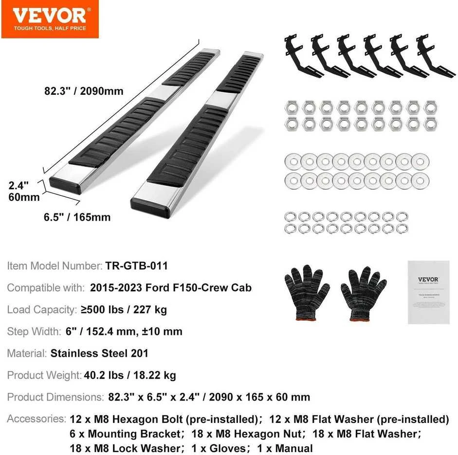 VEVOR Įlipimo platformos Ford F150, F250, F350