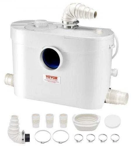 VEVOR Macerator siurblys 900W tualetui rūsyje