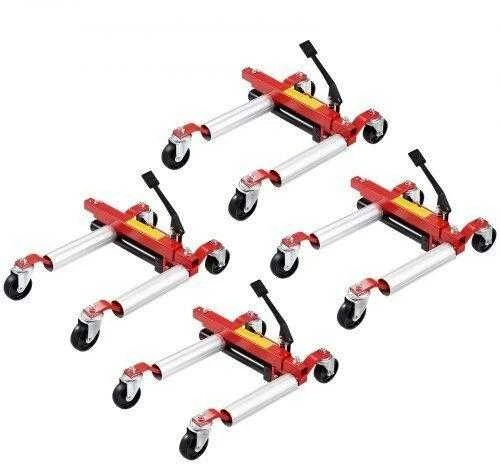 VEVOR Automobilinis padėklas su ratukais 4 vnt.