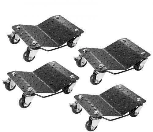 VEVOR Automobilio ratų transportavimo platformos 4 vnt, 3 ton