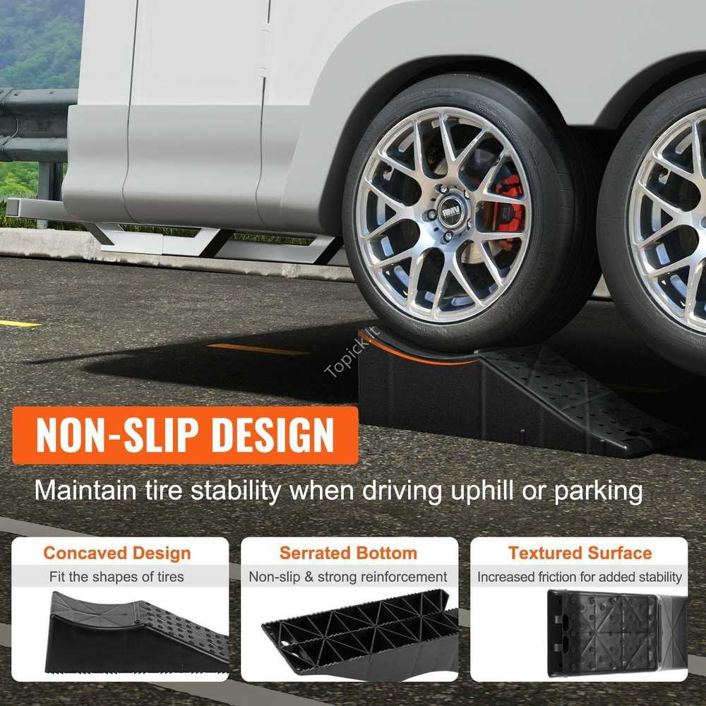 VEVOR Plastikinės tandeminės ratų rampos automobiliams
