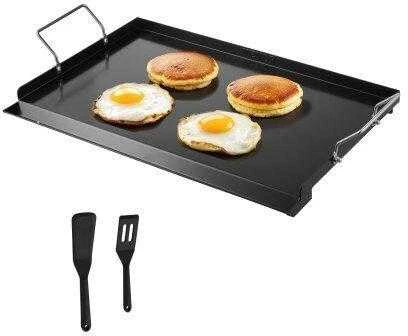 VEVOR 24x16 cm plokščias grilis iš anglies plieno