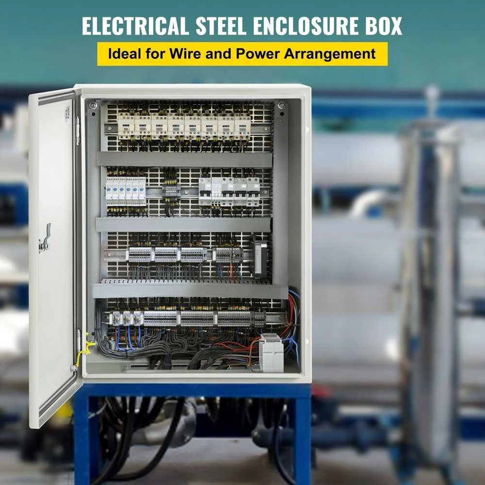 Plieninis elektros paskirstymo skydelis - 508x406x152 mm, IP65