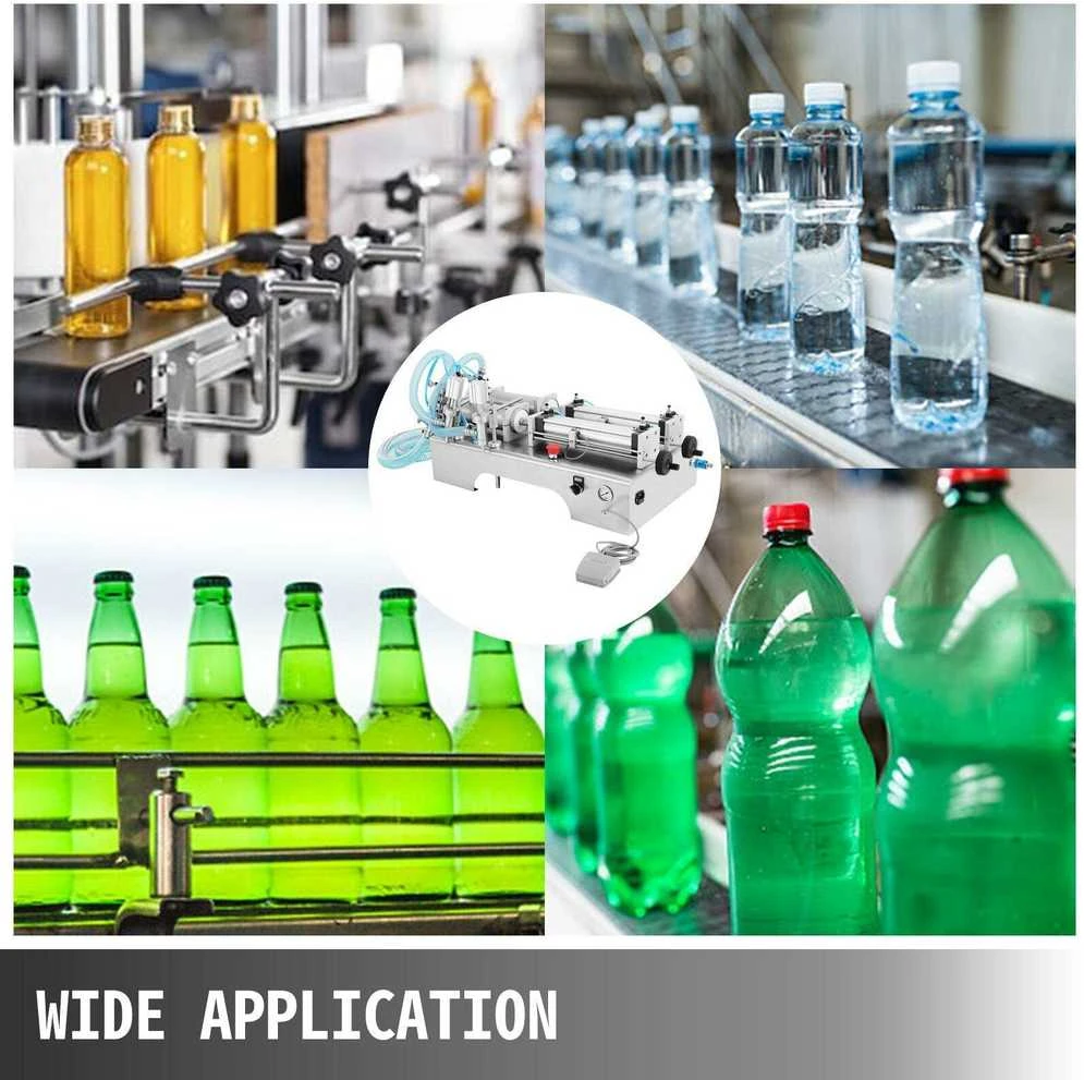 VEVOR Pneumatinė skysčių pildymo mašina 100-1000 ml