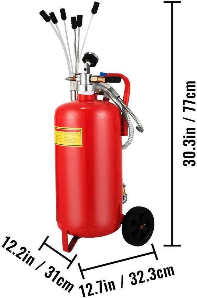 VEVOR 22,7L oro pneumatine alyvos ištraukėja