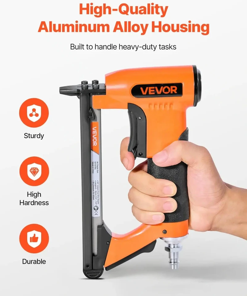 Vevor Pneumatinė kabino mašina medienos ir DIY darbams