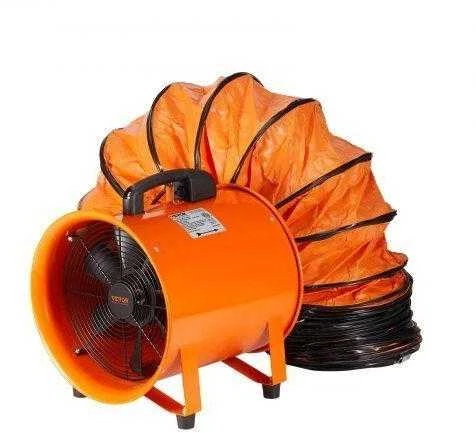 VEVOR 52 cm nešiojamas ištraukimo ventiliatorius 5 m