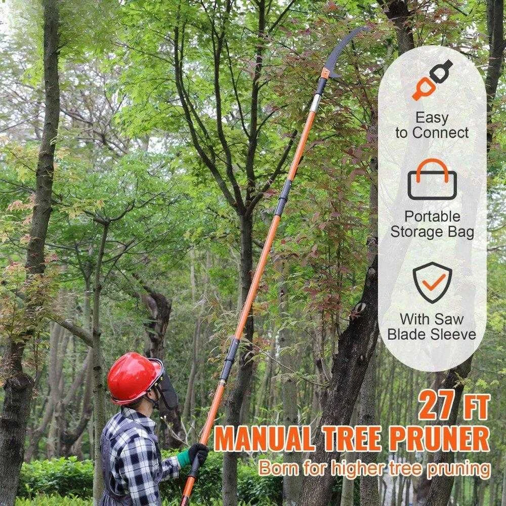 Teleskopinis genėjimo pjūklas Vevor, 2-8m