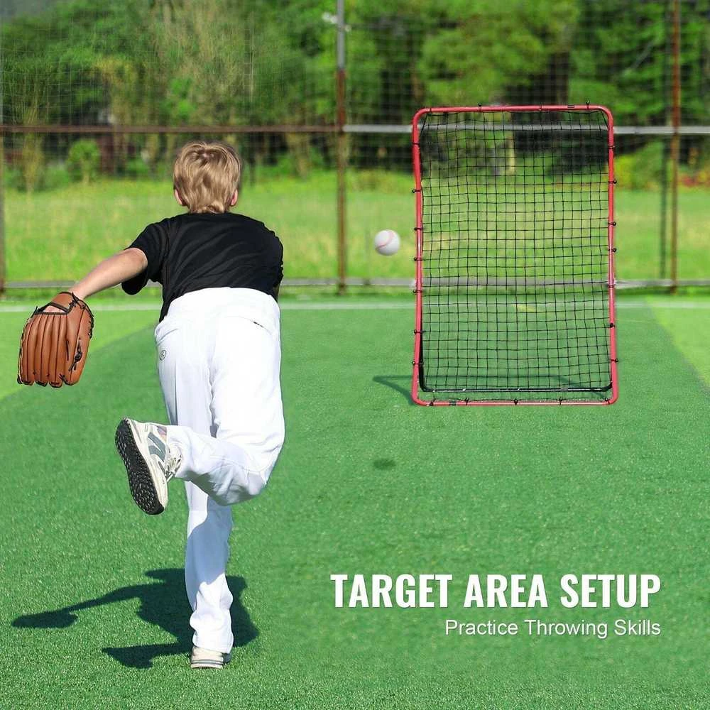 VEVOR beisbolo ir softbolo grįžtamasis tinklas 4x5.5 pėdos