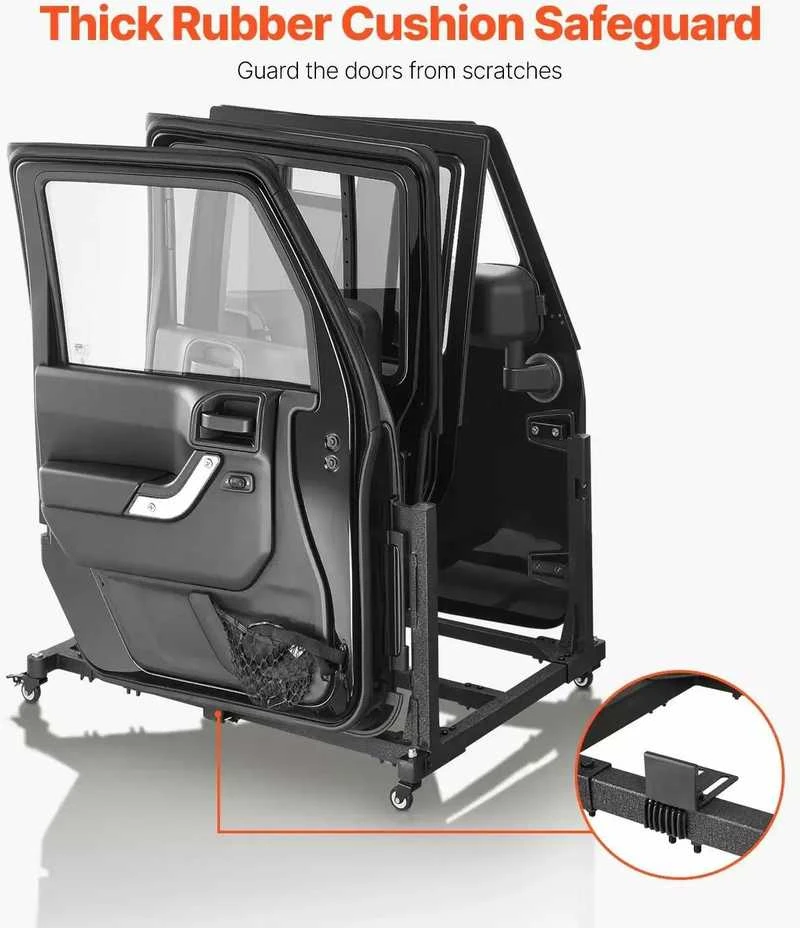 VEVOR Keturios durys Jeep saugojimo vežimėlis