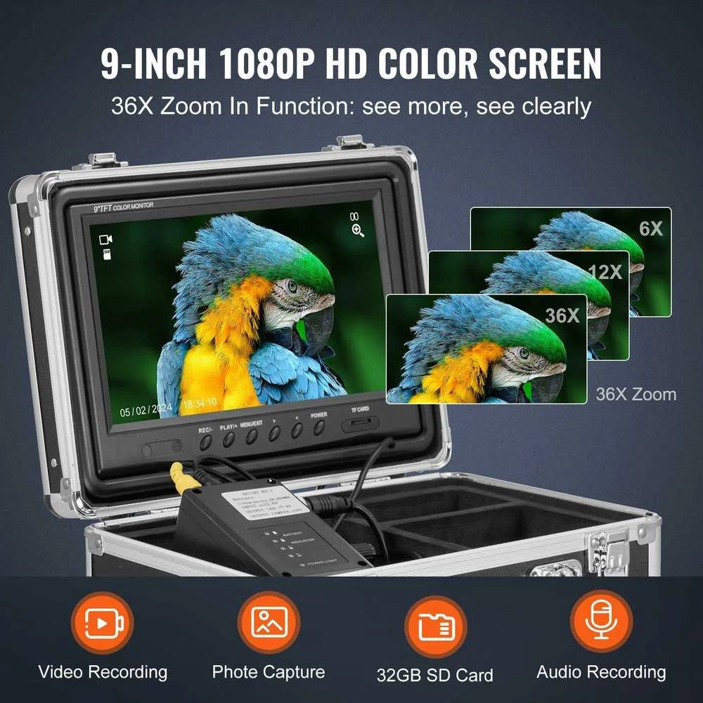 Datalogic Savaime išsilyginanti 30 m kanalizacijos kamera su 512 Hz lokatoriumi