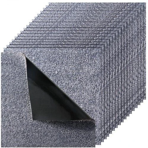 VEVOR Lipnios kiliminės plytelės 457x457 mm, pilkos