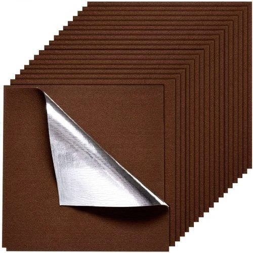 VEVOR Kiliminės plytelės 61x61 cm, 20 vnt, rudos