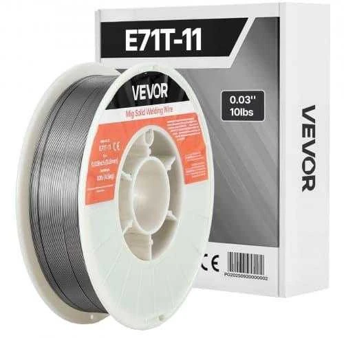 VEVOR Srautų šerdies MIG suvirinimo viela, E71T-11 0.8mm 4.5kg