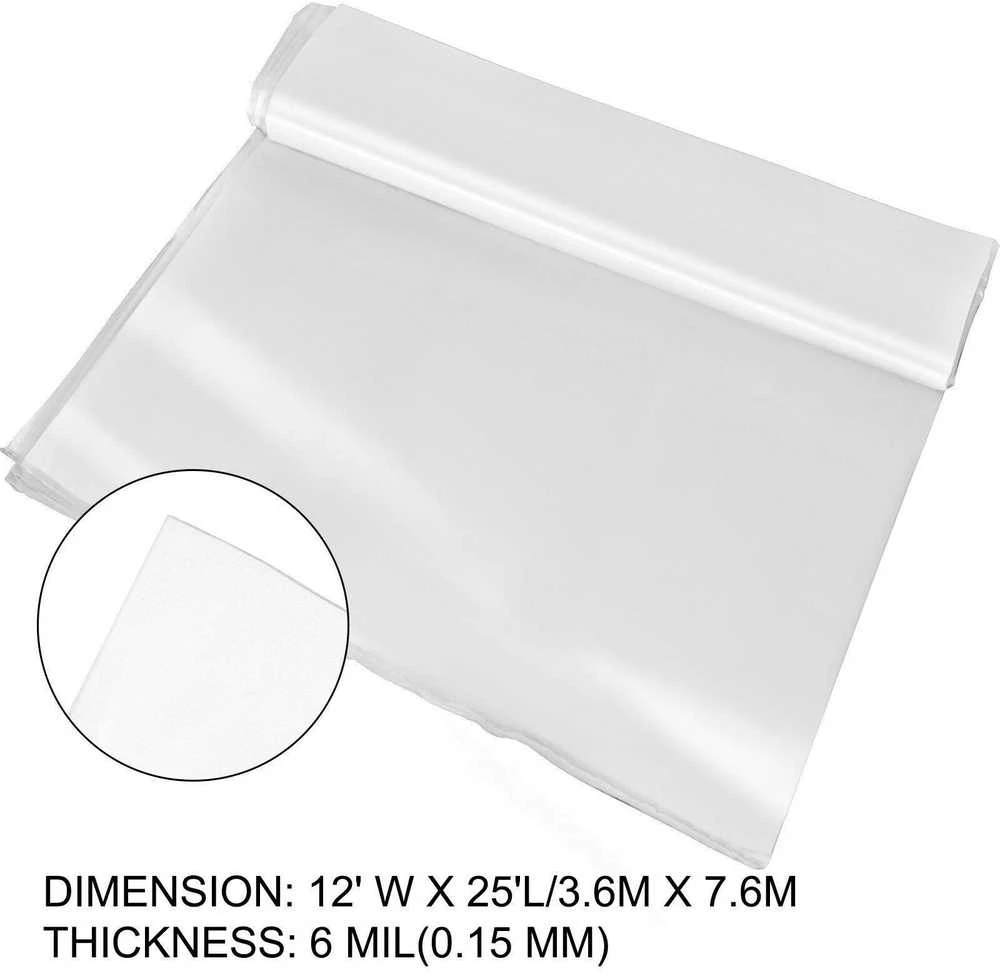 Vevor Šiltnamio plėvelė 3.6 x 7.6 m, 0.15 mm storio
