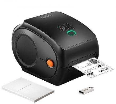 Vevor Terminis etikečių spausdintuvas 4x6 USB/Bluetooth