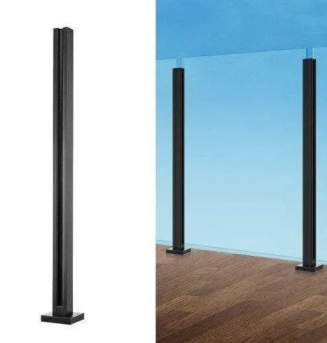 VEVOR stiklo spaustukas 95 cm turėklų laikiklis