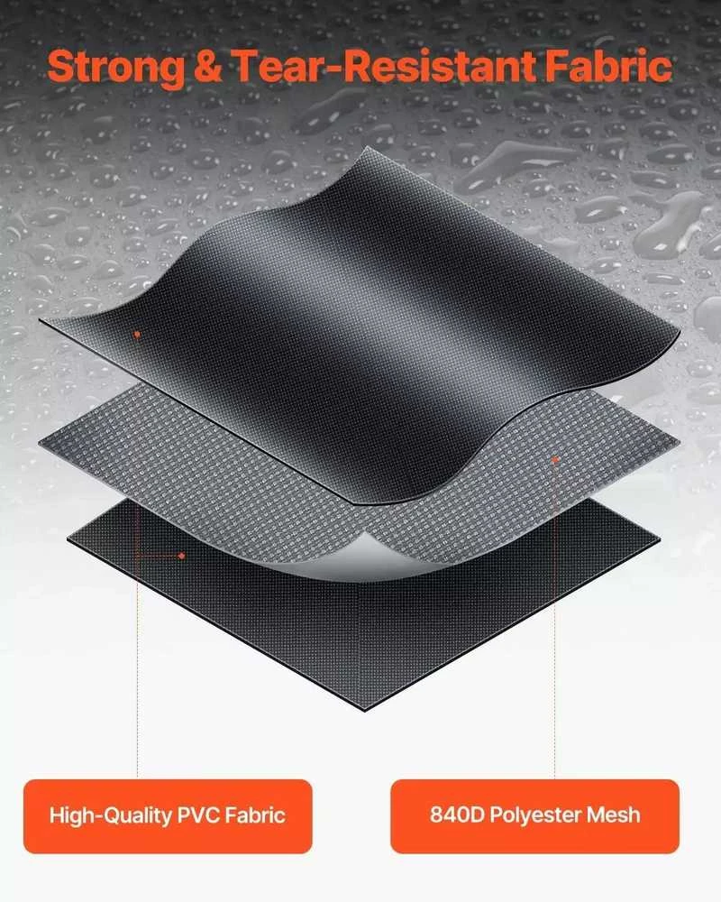 Vevor Automobilio stogo bagažinė 20 kubinių pėdų 840D PVC