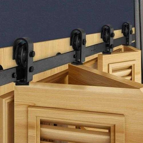 VEVOR dvejų poslinkių tvarkingų durų bėgių sistema 152 cm