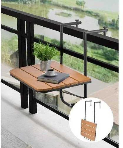 VEVOR balkono pakabinamas stalas 60 x 61 cm