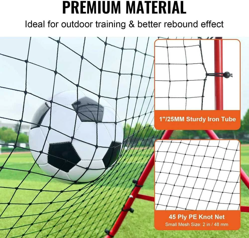 VEVOR Futbolo atšokimo siena 244 x 183 cm
