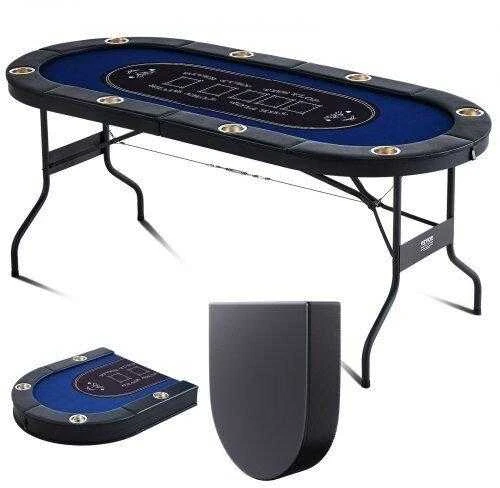 VEVOR Lankstomas 8 vietų pokerio stalas