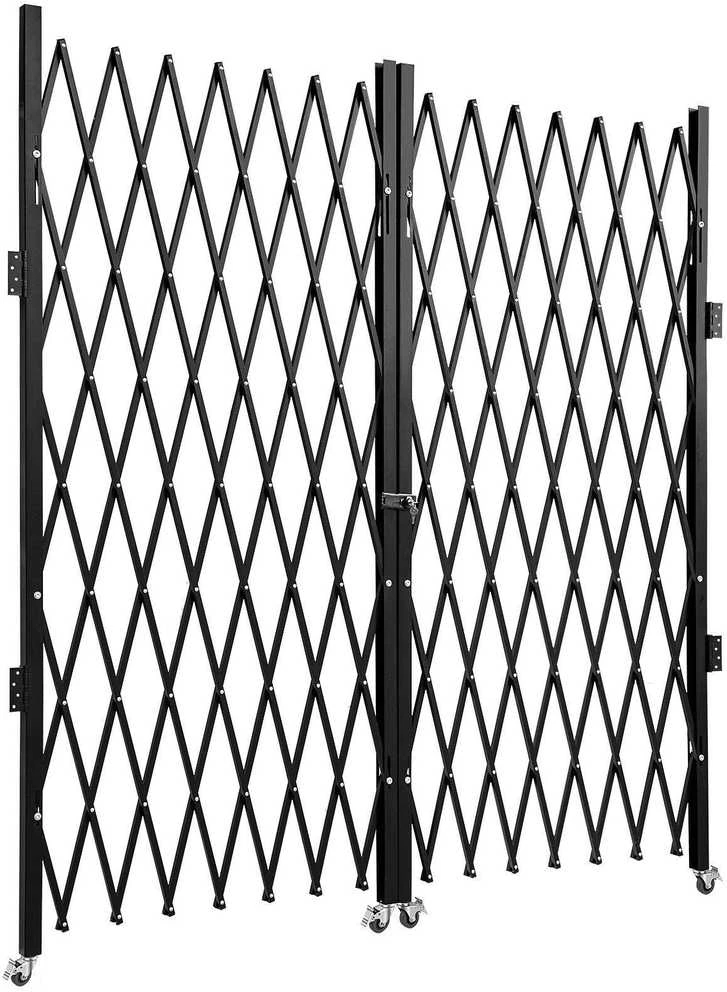 VEVOR Dvigubos sulankstomos saugos grotelės 155 x 310 cm