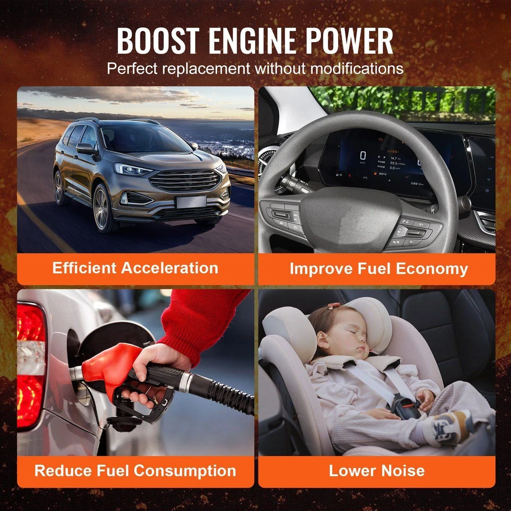 VEVOR Turbo kompresorius su tarpinėmis 2.5L-6.0L varikliams