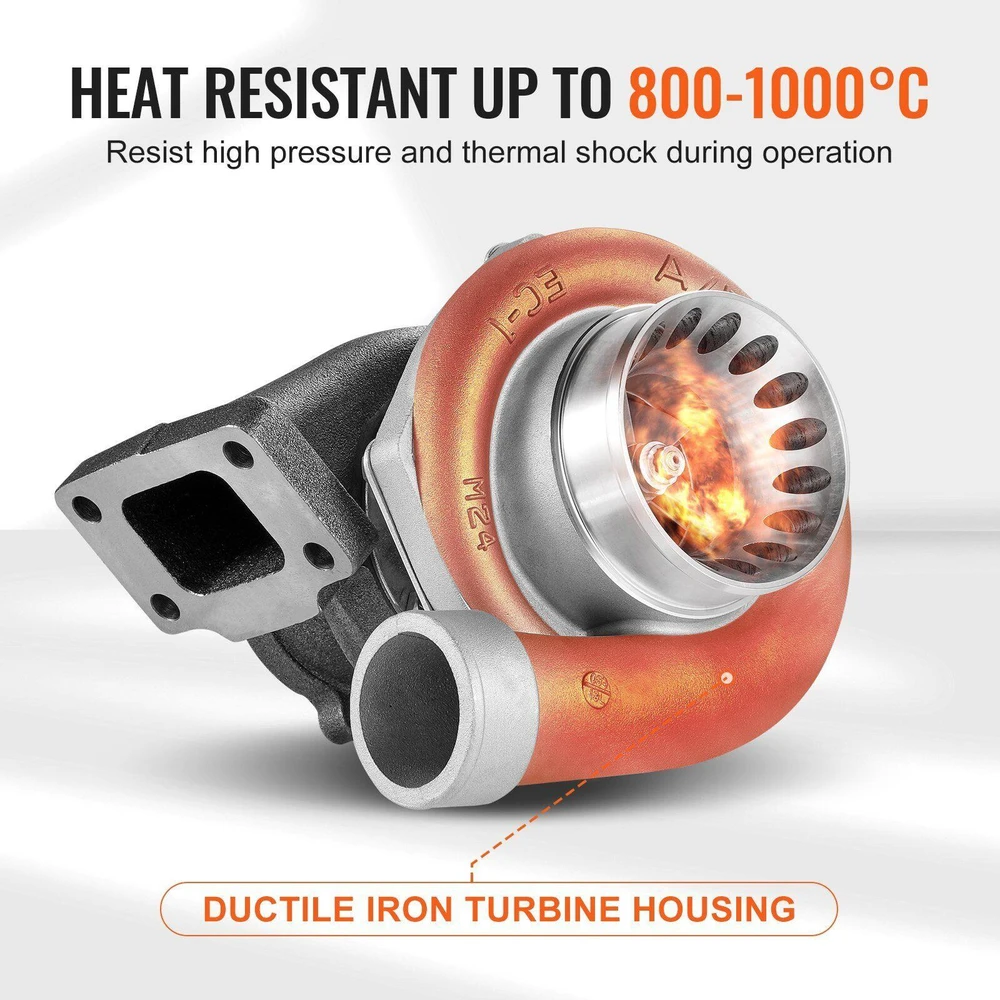 VEVOR Turbo kompresorius su tarpinėmis 2.5L-6.0L varikliams