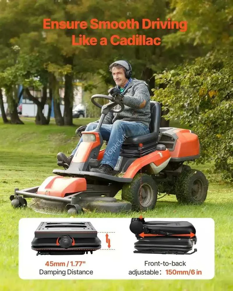 VEVOR Sėdynės pakabos komplektas vejapjovei ir krautuvui
