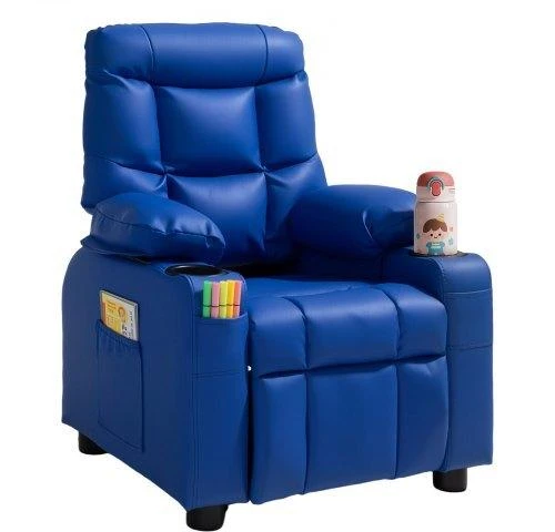 VEVOR Vaikiška recliner sofa su puodelių laikikliais