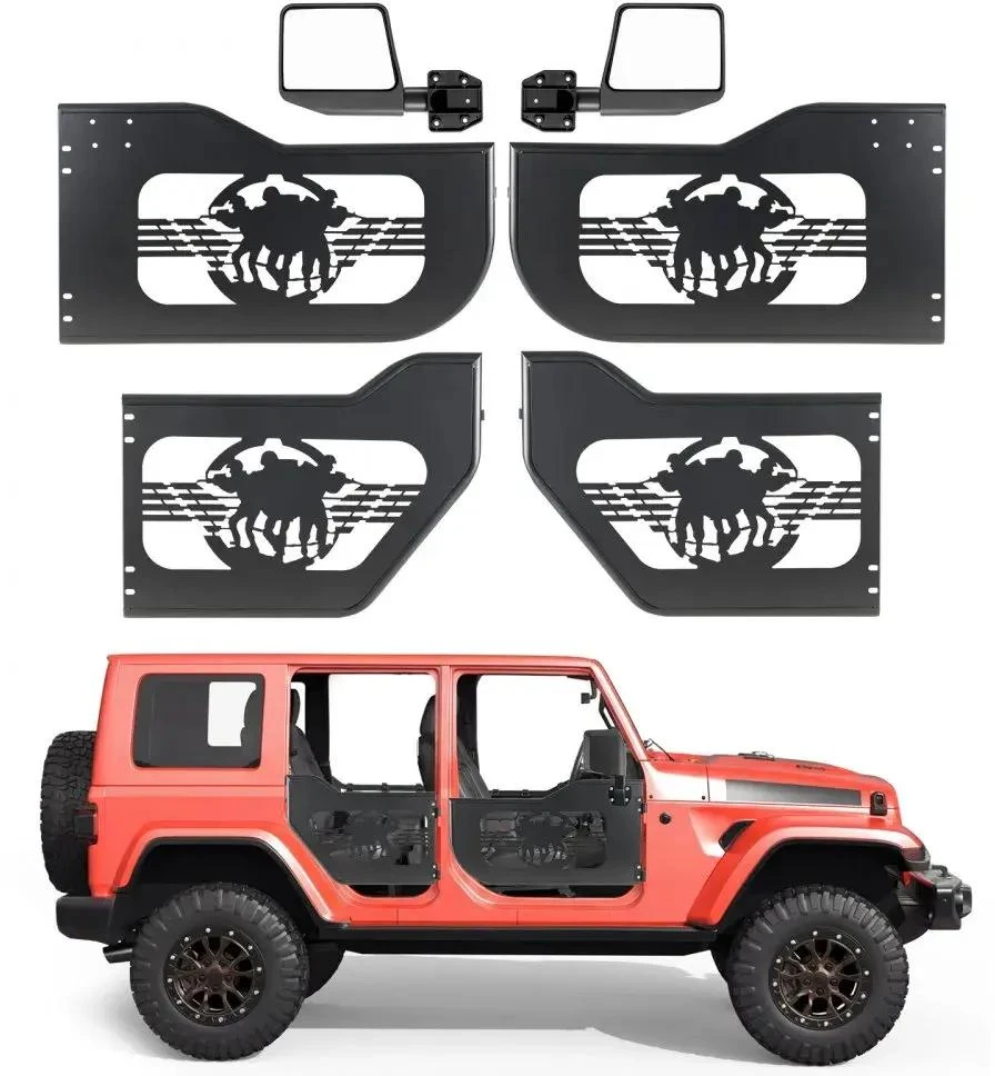 VEVOR Jeep Wrangler ir Gladiator vamzdinės durys