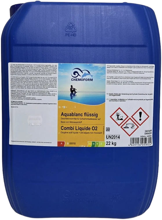 Aktyvus deguonis su algicidu CHEMOFORM, skystas, 22 kg