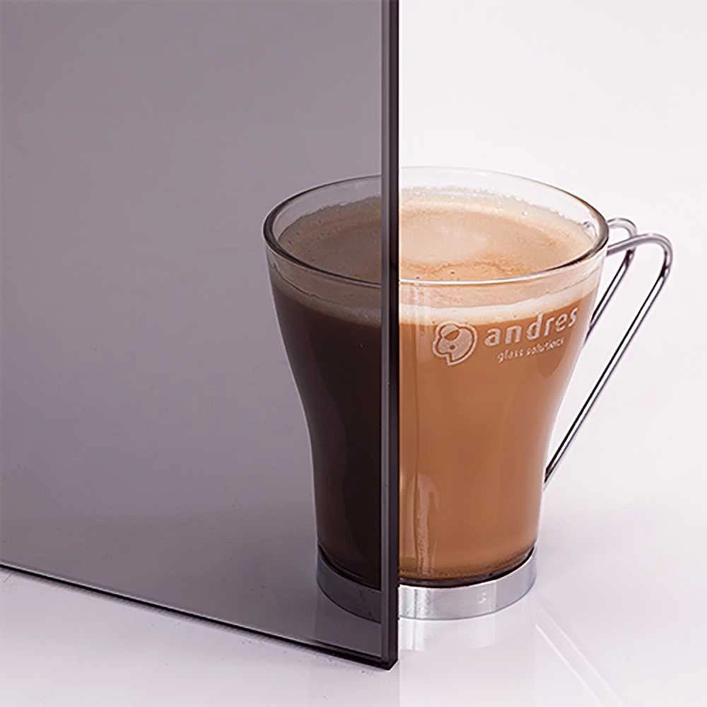 Andres Glass Solutions AD MODERN stiklinės pirties durys, pilka stiklo spalva, 70 x 200