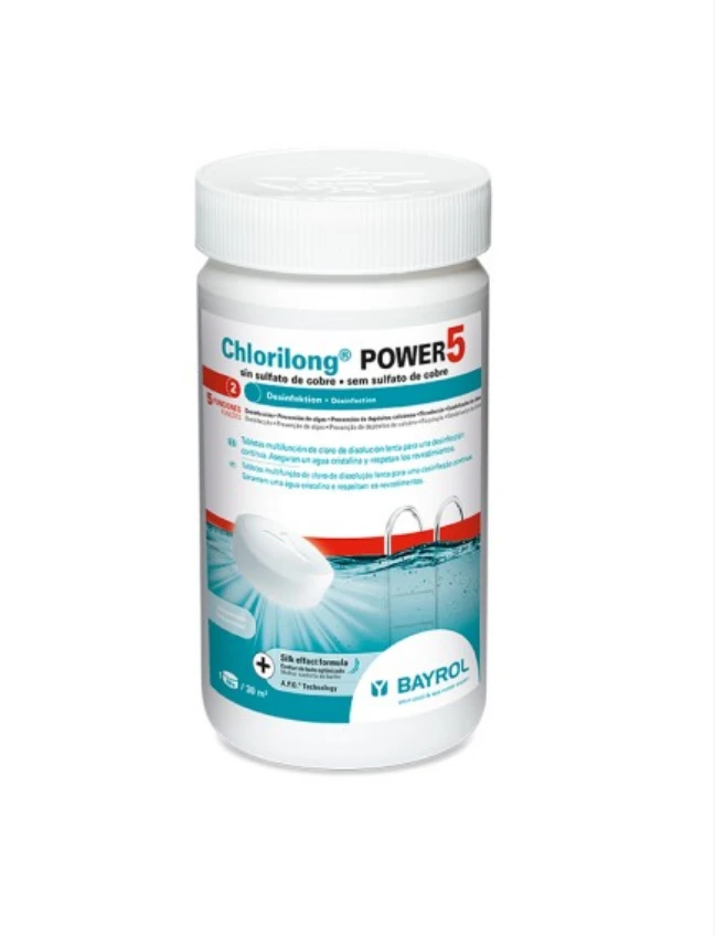 Bayrol Lėto tirpimo chloro tabletės Chlorilong Power 5, 1,25 kg