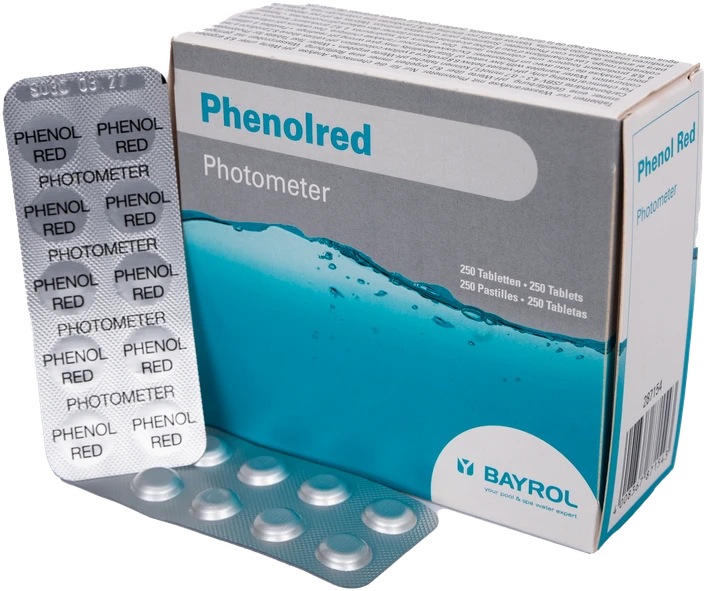 Bayrol Vandens pH matavimo tabletės Phenolred fotometrui, 10 tablečių