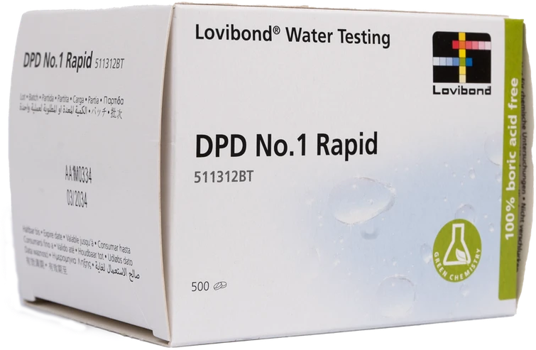 Bayrol Vandens testavimo tabletės DPD 1, chloro kiekiui nustatyti, 10 tablečių