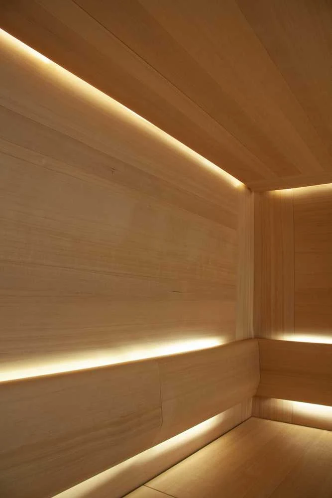 CARIITTI Sauna Linear Glass - optinio apšvietimo tvirtinimas