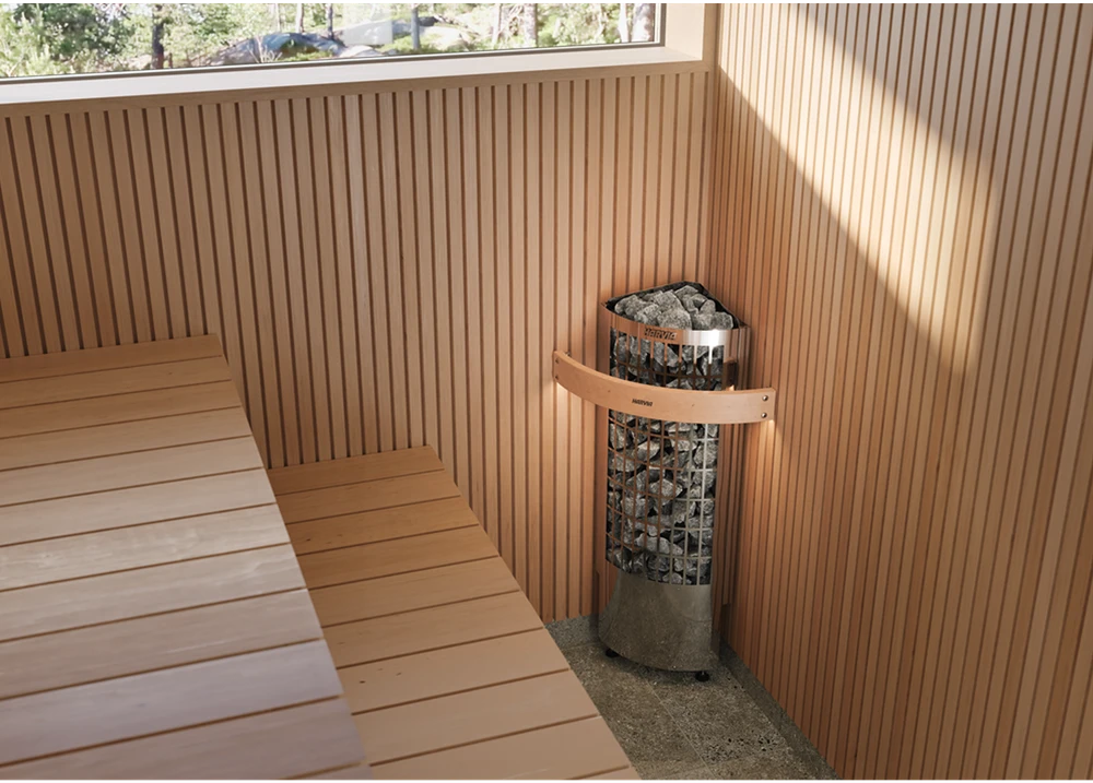 Elektrinė krosnelė - HARVIA Cilindro Corner XE 6,8 kW